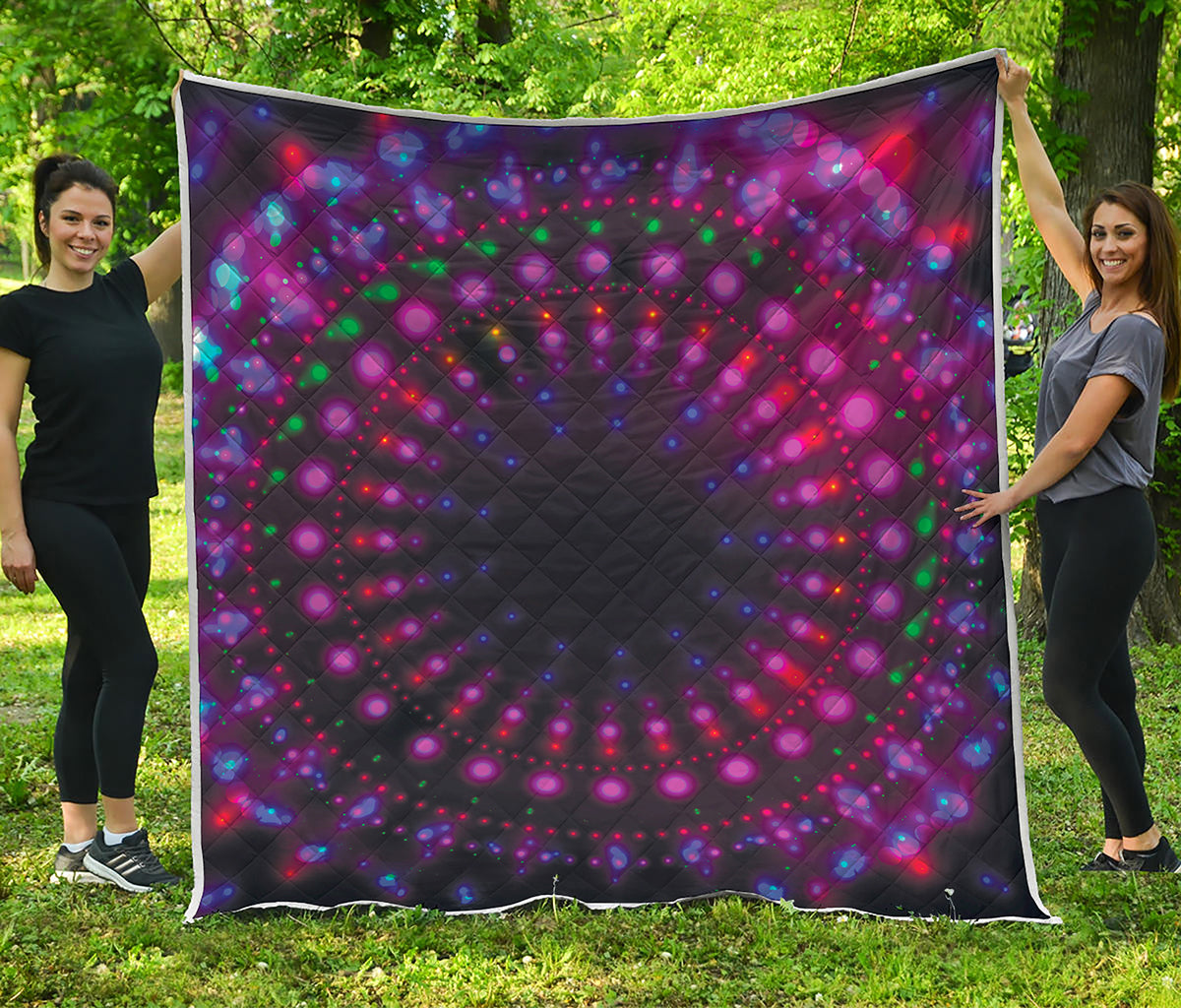 Light Mandala Print Quilt