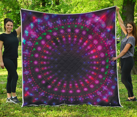 Light Mandala Print Quilt