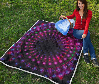 Light Mandala Print Quilt