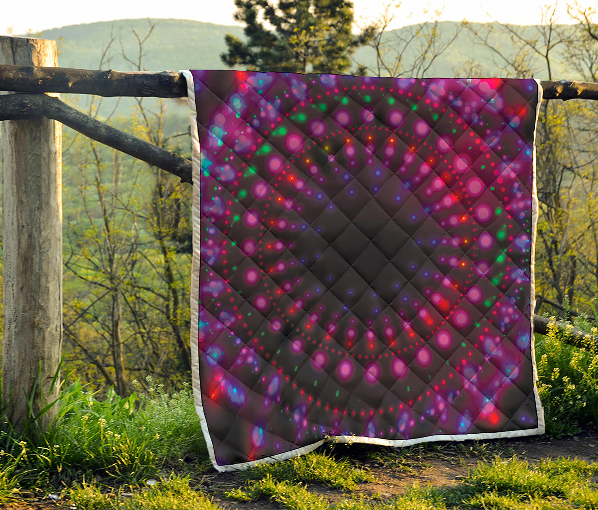 Light Mandala Print Quilt