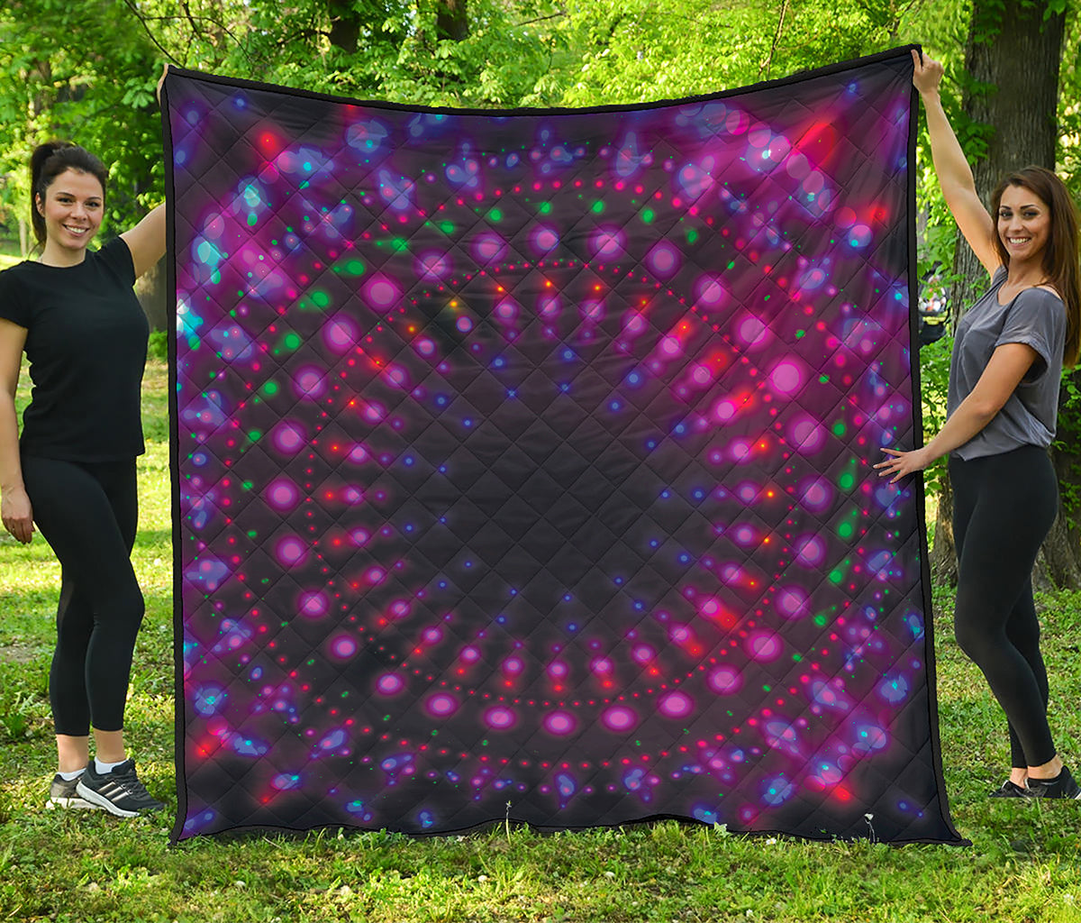 Light Mandala Print Quilt