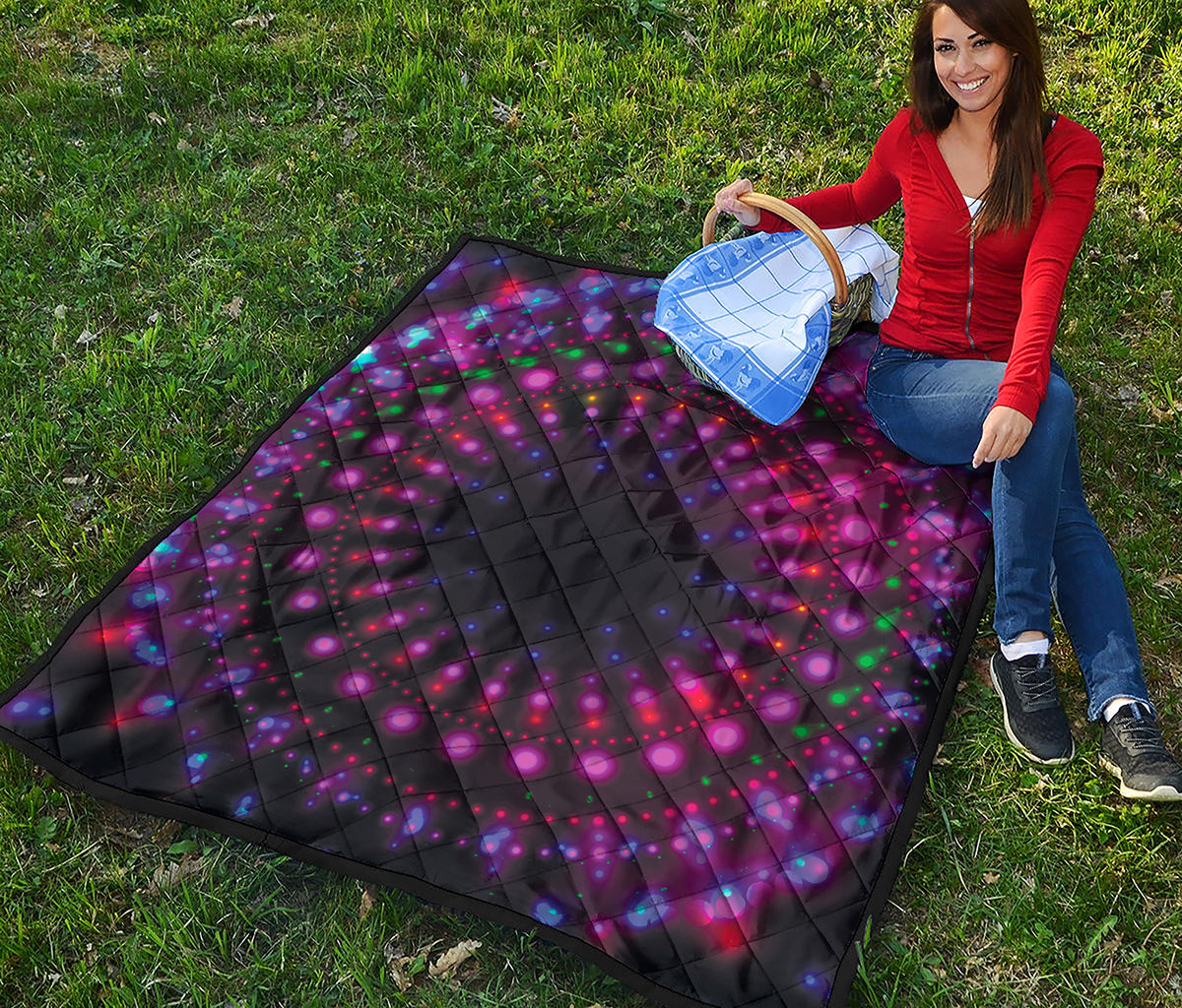 Light Mandala Print Quilt