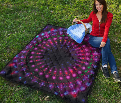 Light Mandala Print Quilt
