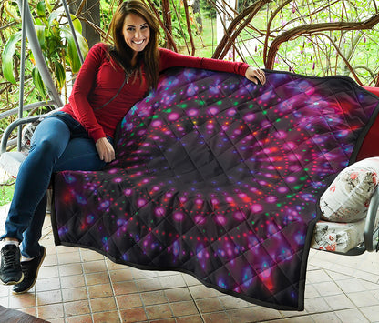Light Mandala Print Quilt