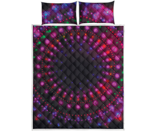 Light Mandala Print Quilt Bed Set