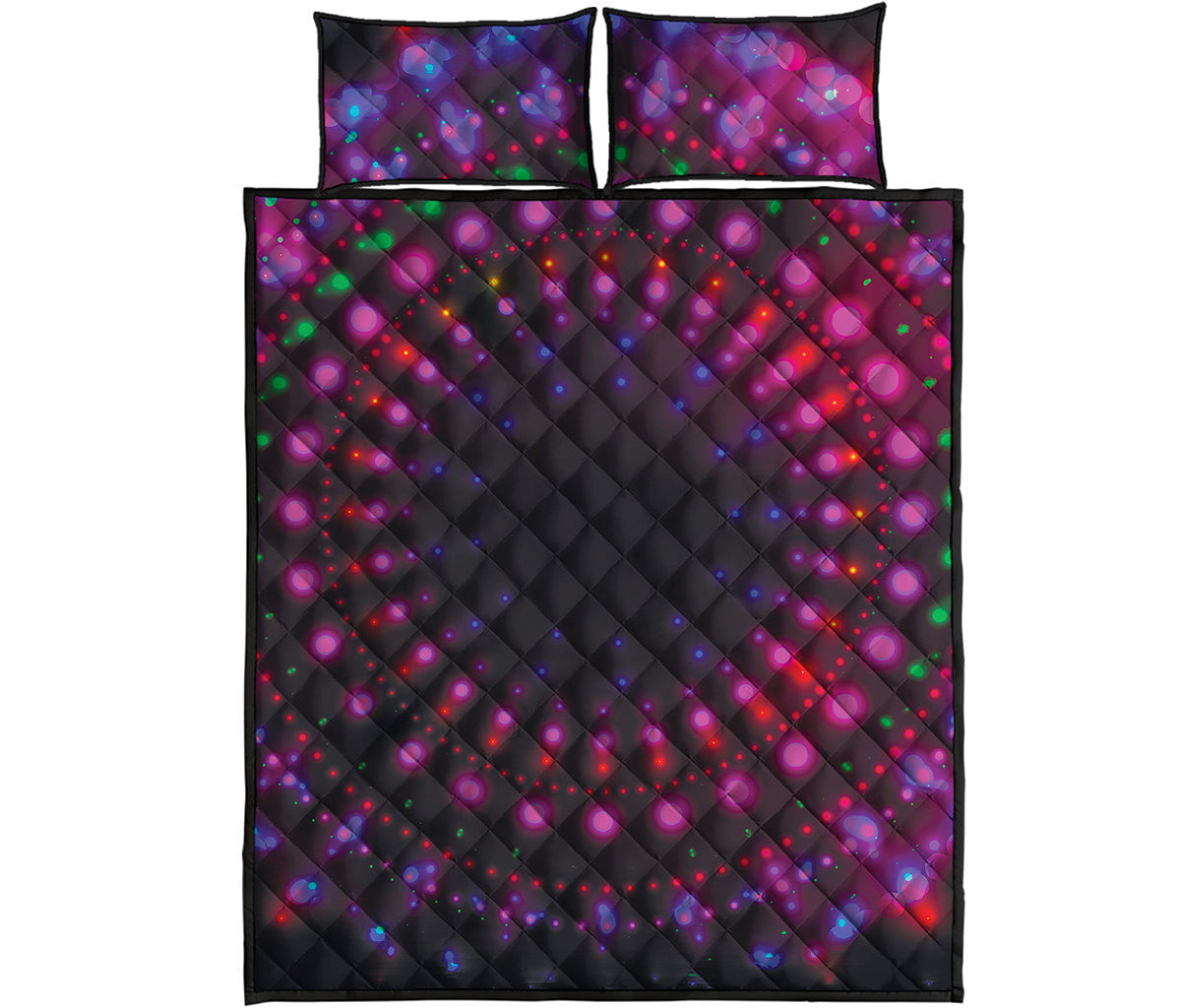 Light Mandala Print Quilt Bed Set