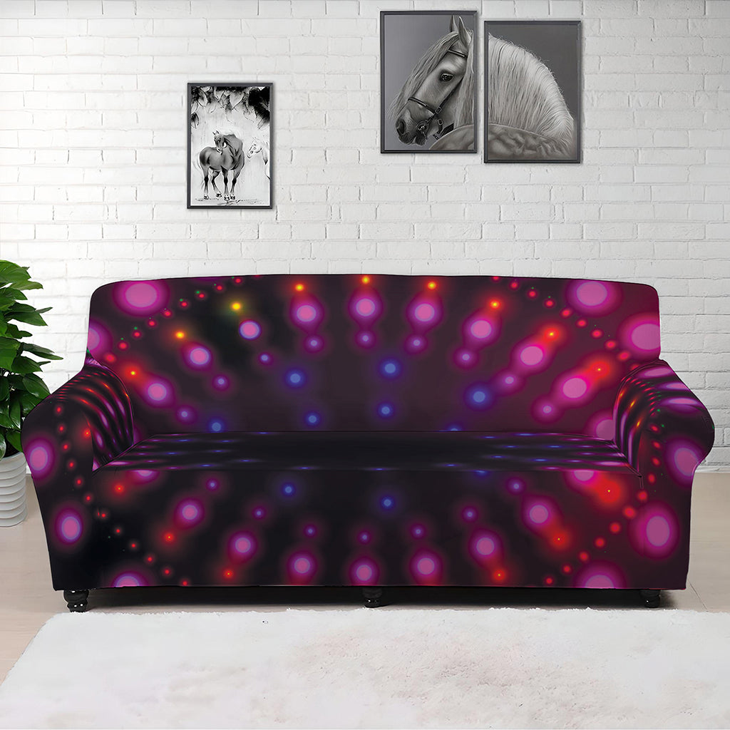 Light Mandala Print Sofa Cover
