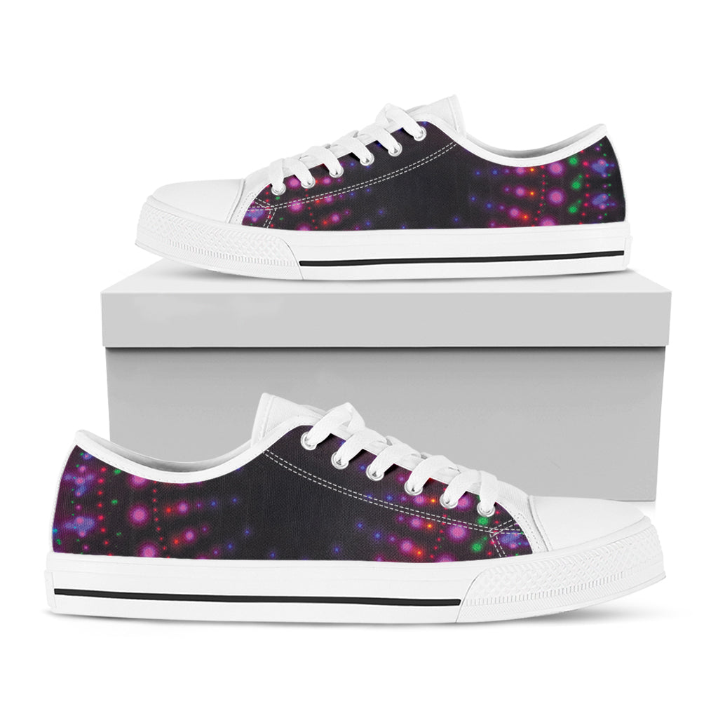 Light Mandala Print White Low Top Shoes