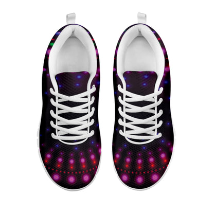 Light Mandala Print White Sneakers
