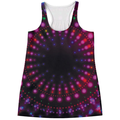 Light Mandala Print Women's Racerback Tank Top