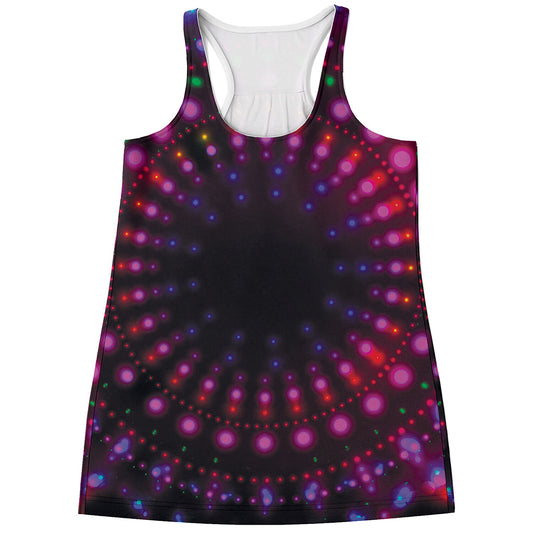 Light Mandala Print Women's Racerback Tank Top
