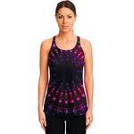 Light Mandala Print Women's Racerback Tank Top