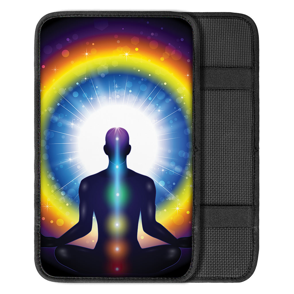 Light Of Seven Chakras Print Car Center Console Cover