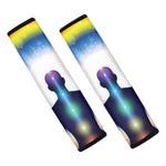 Light Of Seven Chakras Print Car Seat Belt Covers