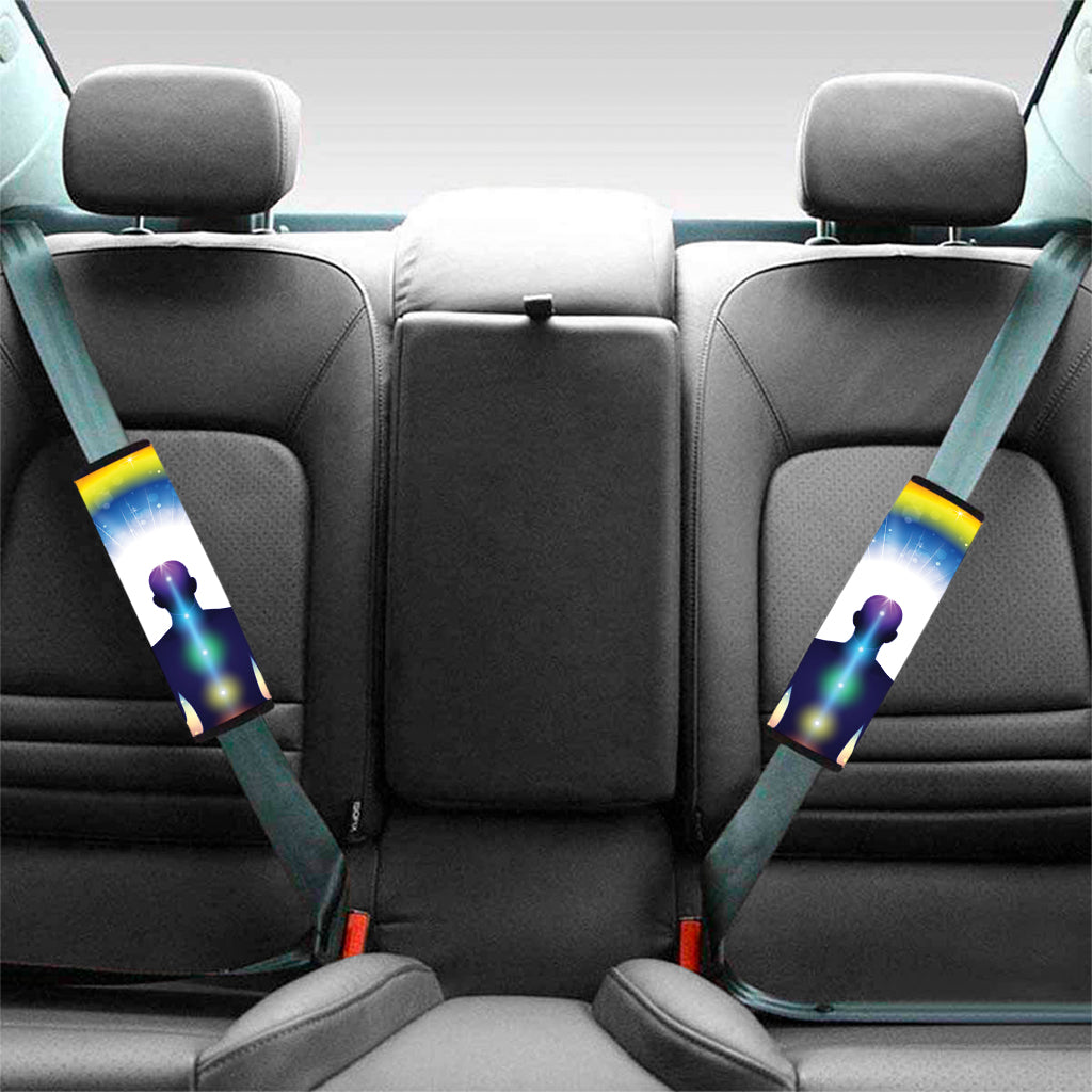 Light Of Seven Chakras Print Car Seat Belt Covers