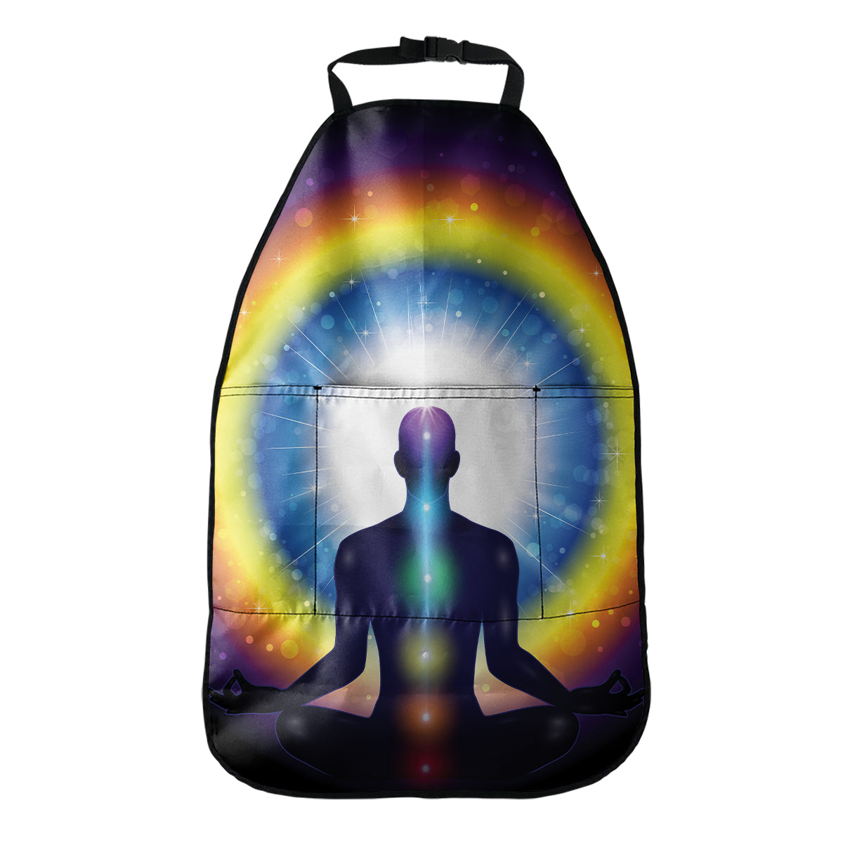 Light Of Seven Chakras Print Car Seat Organizers