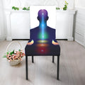 Light Of Seven Chakras Print Dining Chair Slipcover