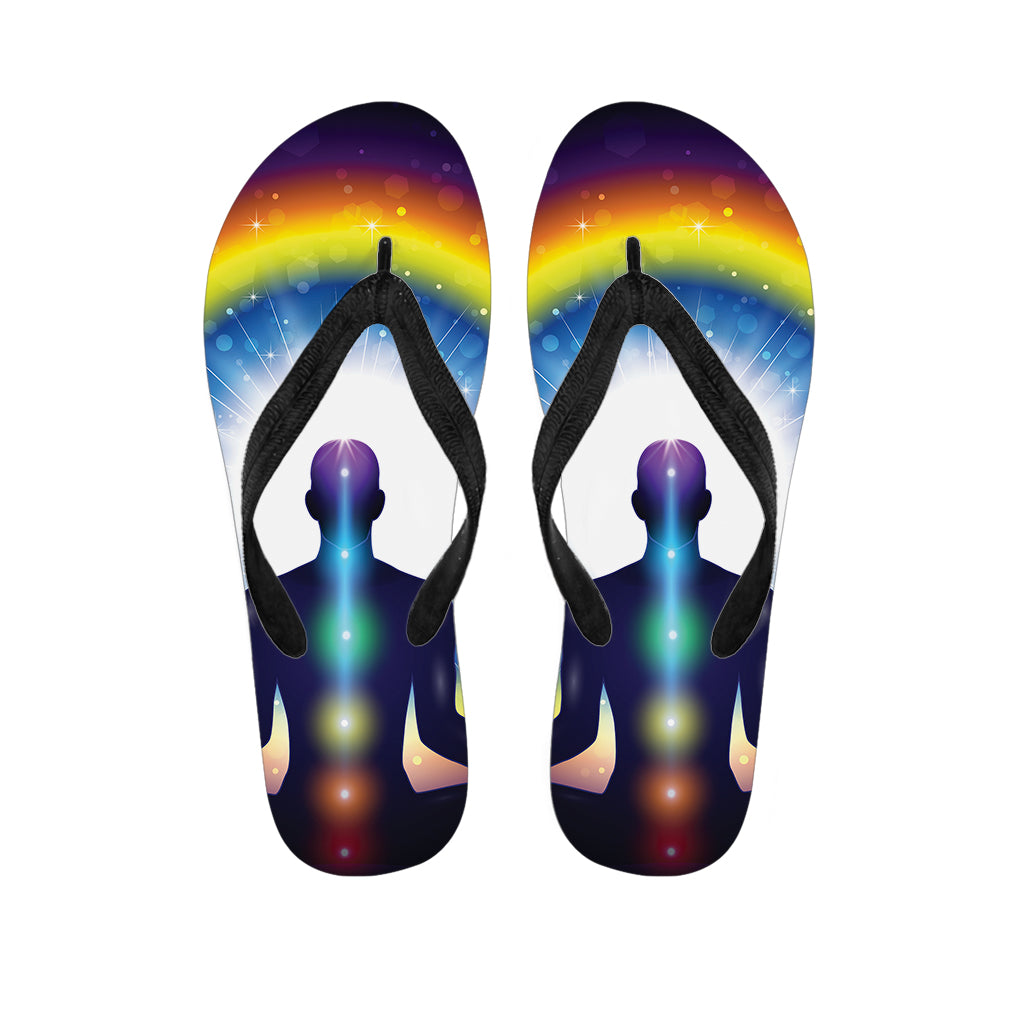 Light Of Seven Chakras Print Flip Flops