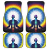 Light Of Seven Chakras Print Front and Back Car Floor Mats