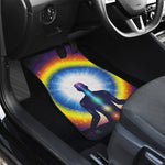 Light Of Seven Chakras Print Front and Back Car Floor Mats