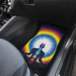 Light Of Seven Chakras Print Front and Back Car Floor Mats