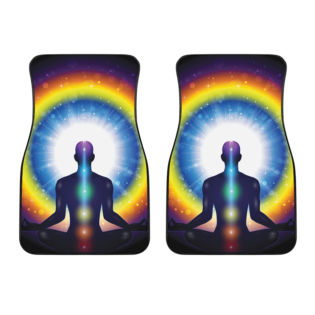 Light Of Seven Chakras Print Front Car Floor Mats