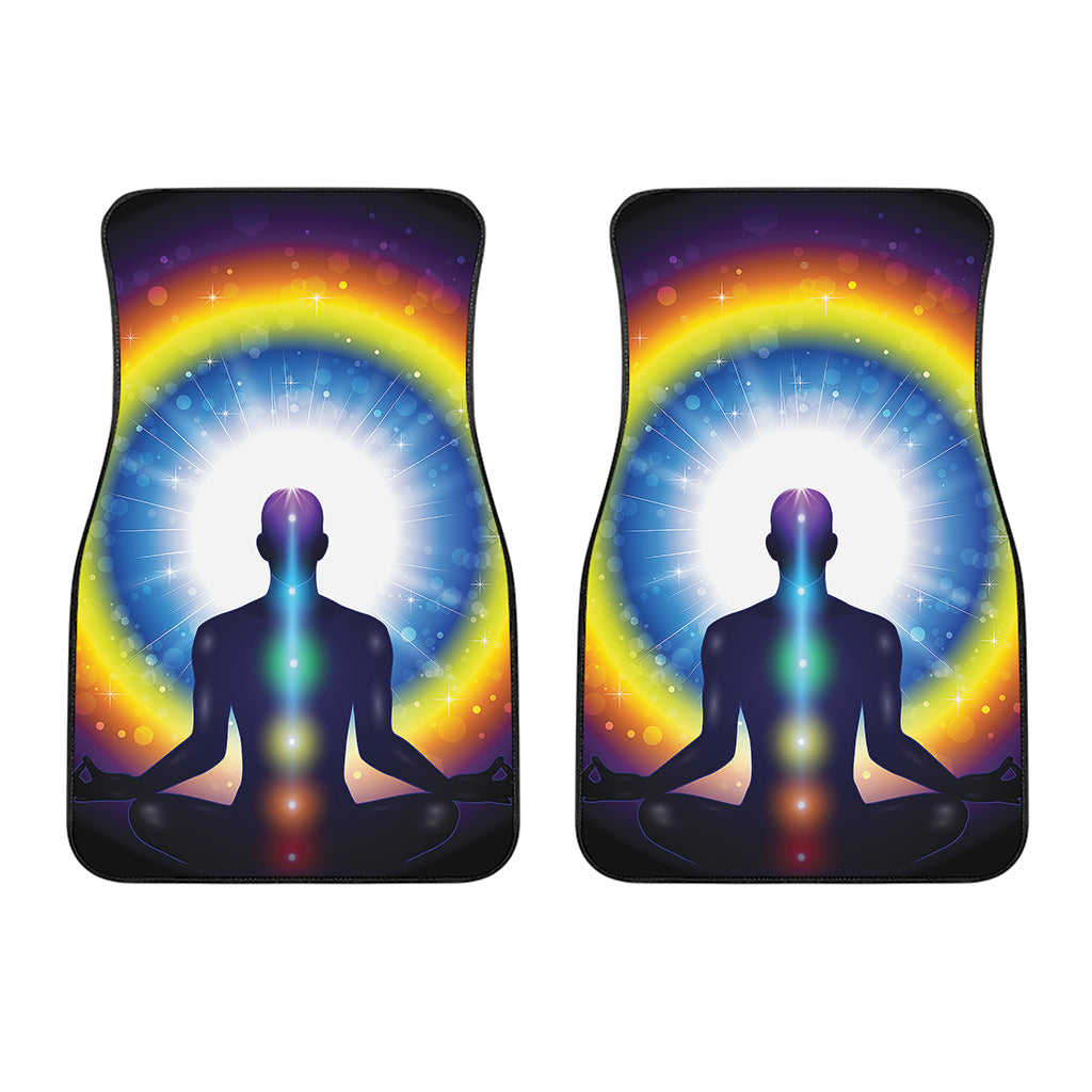 Light Of Seven Chakras Print Front Car Floor Mats