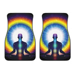 Light Of Seven Chakras Print Front Car Floor Mats