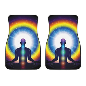 Light Of Seven Chakras Print Front Car Floor Mats