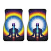 Light Of Seven Chakras Print Front Car Floor Mats