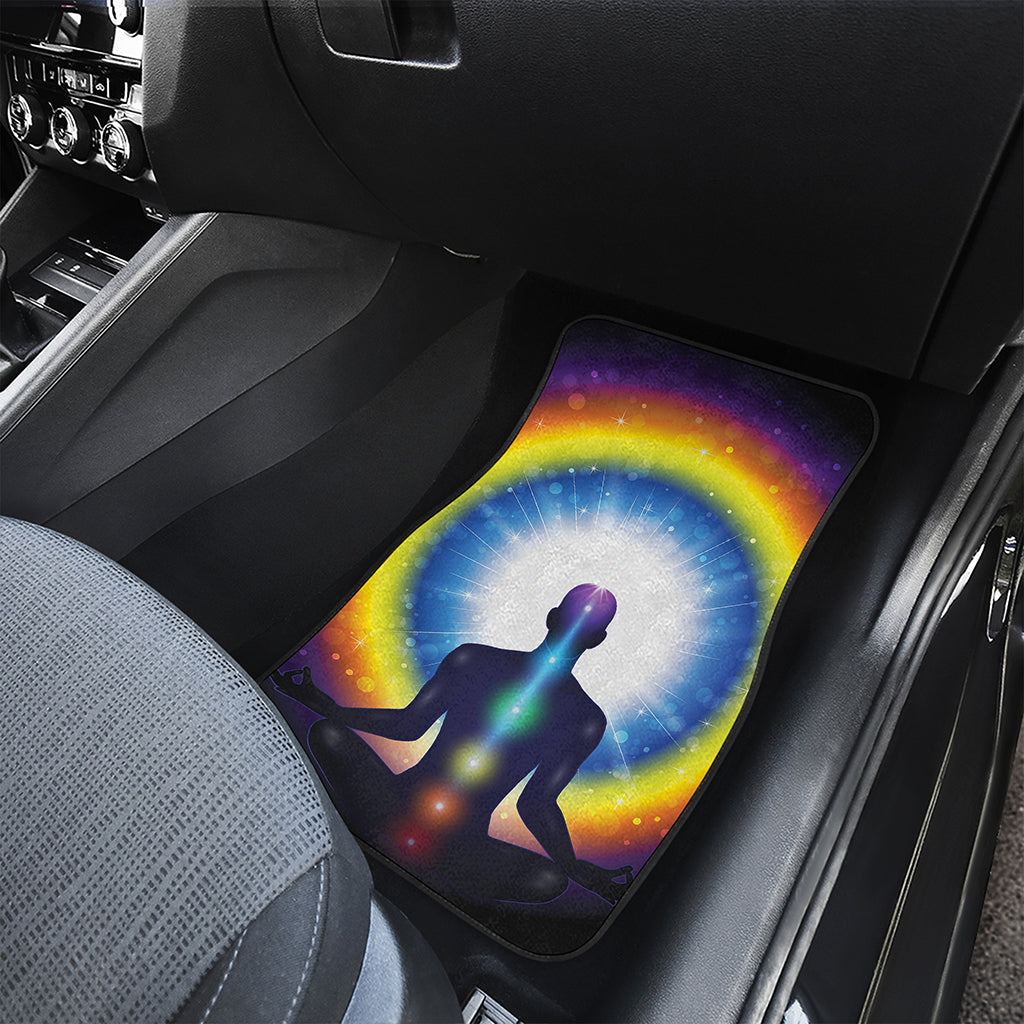 Light Of Seven Chakras Print Front Car Floor Mats