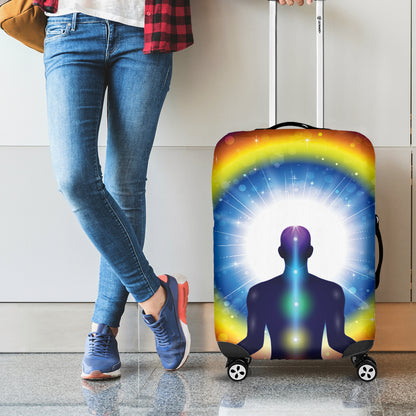 Light Of Seven Chakras Print Luggage Cover