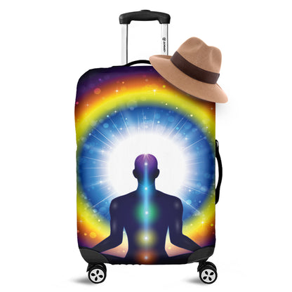 Light Of Seven Chakras Print Luggage Cover