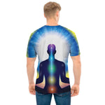 Light Of Seven Chakras Print Men's T-Shirt