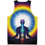 Light Of Seven Chakras Print Men's Tank Top