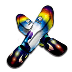 Light Of Seven Chakras Print Muay Thai Shin Guard