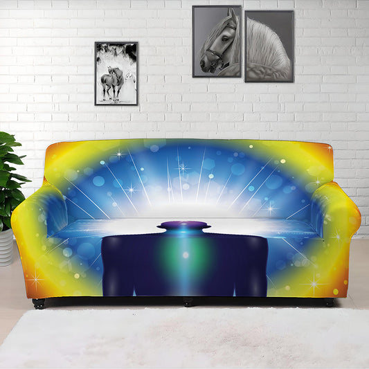 Light Of Seven Chakras Print Sofa Cover