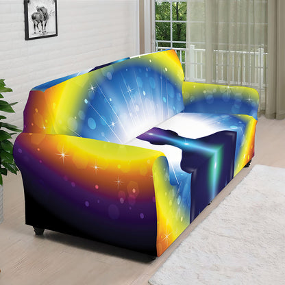 Light Of Seven Chakras Print Sofa Cover