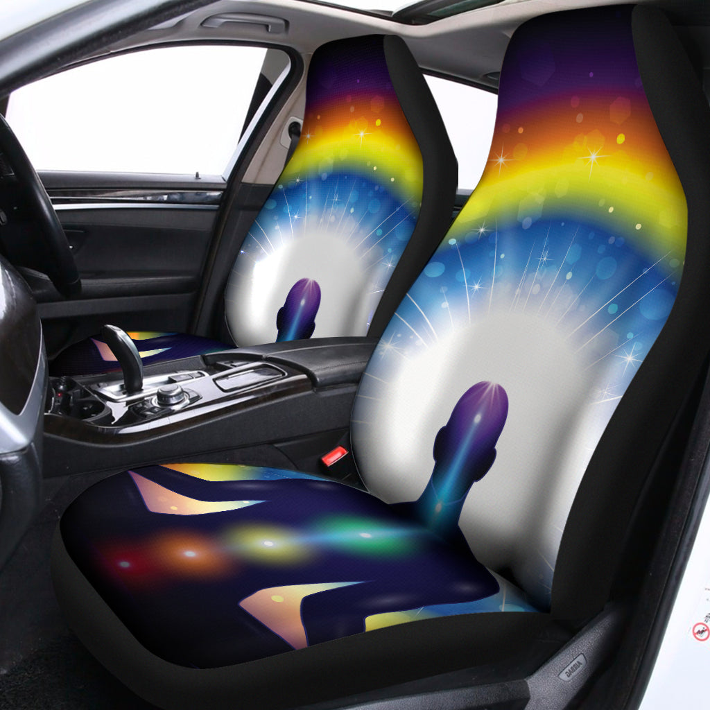 Light Of Seven Chakras Print Universal Fit Car Seat Covers