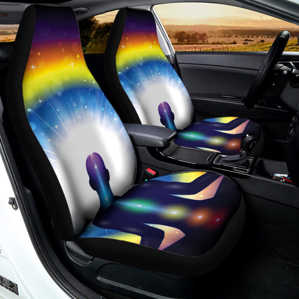 Light Of Seven Chakras Print Universal Fit Car Seat Covers