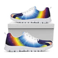 Light Of Seven Chakras Print White Running Shoes