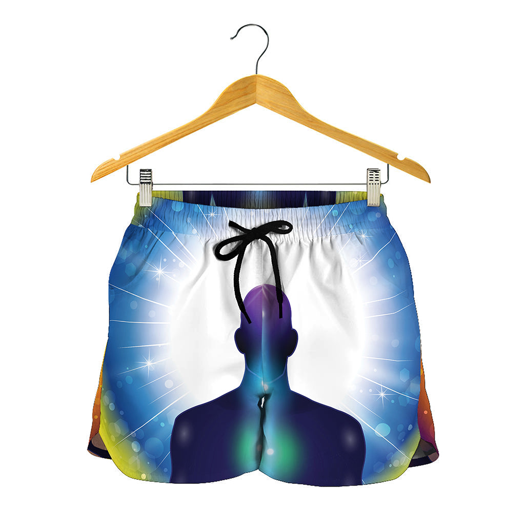 Light Of Seven Chakras Print Women's Shorts