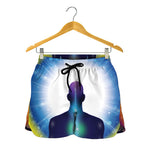Light Of Seven Chakras Print Women's Shorts