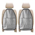Bright Silver (NOT Real) Glitter Print Car Seat Organizers