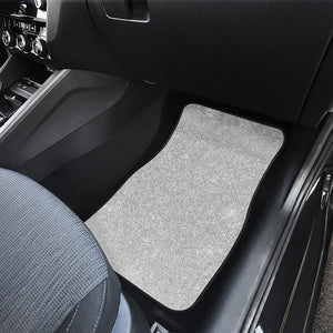 Light Silver Glitter Artwork Print (NOT Real Glitter) Front Car Floor Mats