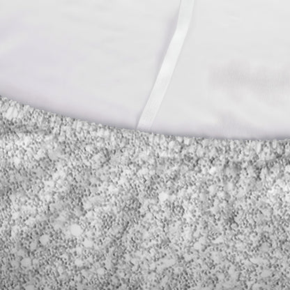 Light Silver Glitter Artwork Print (NOT Real Glitter) Sofa Cover
