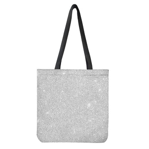 Light Silver Glitter Artwork Print (NOT Real Glitter) Tote Bag