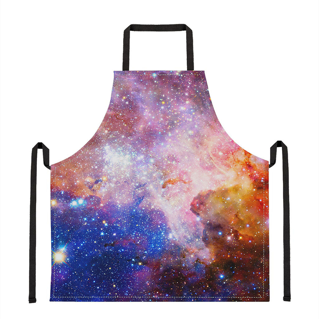 Light Stardust Galaxy Deep Space Print Apron