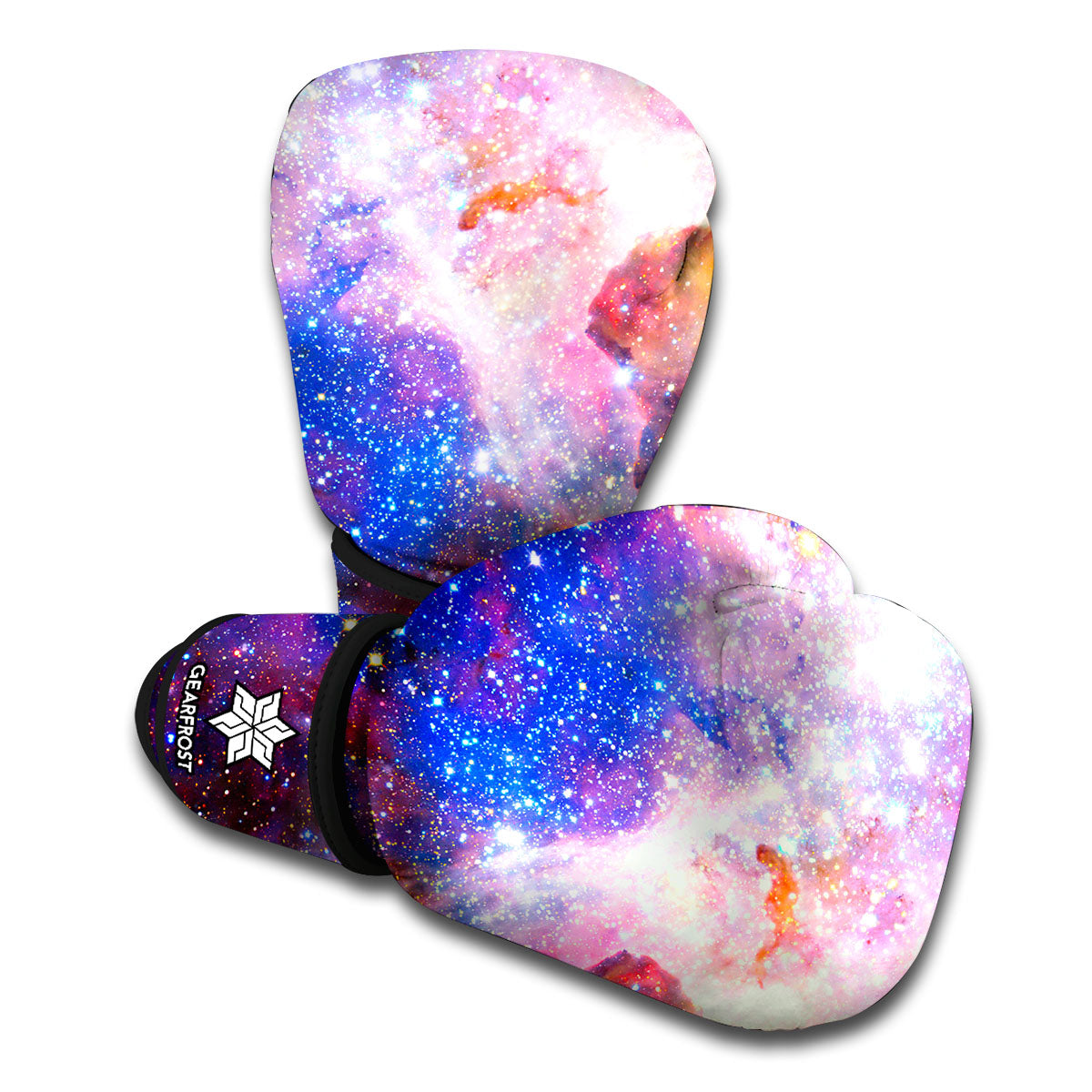 Light Stardust Galaxy Deep Space Print Boxing Gloves