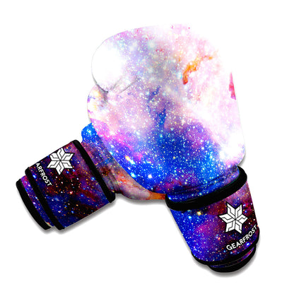 Light Stardust Galaxy Deep Space Print Boxing Gloves